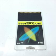 5203 PCエンジン CD-ROM2 SYSTEM CARD システムカード Ver.2.0_画像2