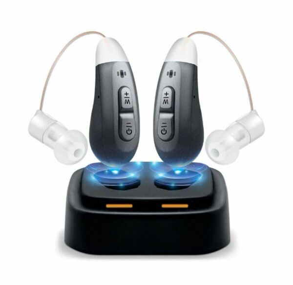 集音器 耳かけ集音器 両耳装用 耳掛け式 簡単操作 音量調節 音声拡聴器 高音質