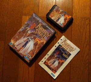 【端子クリーニング済み】MD　ファンタシースター2　ファンタシースターII　還らざる時の終わりに　メガドライブソフト