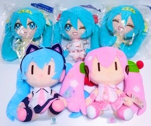 初音ミク 桜ミク Birthday Anniversary ぬいぐるみ セット