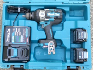 Makita マキタ 充電式インパクトレンチ TW001GRDX 40Vmax バッテリー２個 充電器 中古