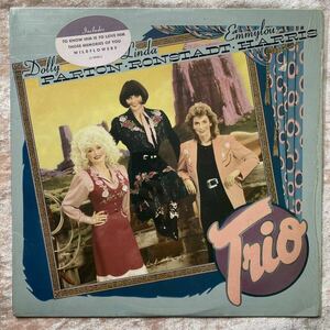 【USオリジナル】Dolly Parton,Linda Ronstadt,Emmylou Harris / TRIO シュリンク ステッカーあり TML刻印 USオリジナル盤レコード