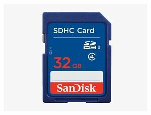 新品 SanDisk Class4 SDHCカード 32GB