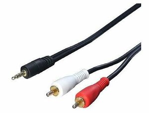  new goods audio conversion cable 1.8m (3.5mm-RCA)