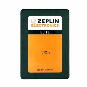 新品 ZEPLIN 2.5インチ SATA SSD 512GB 3年保証 最大読込550MB/s 最大書込500MB/s