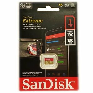 新品 SanDisk A2 UHS-I クラス3 microSDXCカード 1TB 190MB/s Extreme