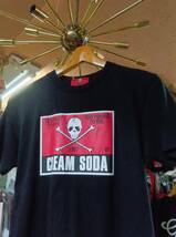 SサイズクリームソーダTシャツ角ドクロ黒色新品CREAMSODAロカビリーマックショウピンクドラゴンブラックキャッツマジック昭和レトロ80年代_画像4