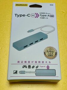 オウルテック USB TypeC ハブ 4-in-1 TypeA 4ポート USB3.2 5Gbps ノイズ対策 高速データ転送