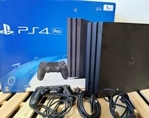 【中古】PS4PRO 本体 CUH-7000B　1TB　ブラック黒　初期化済み　/翌日出荷_画像1