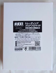 ☆NIKKE exhibition トレーディングクリアブロマイドコレクション 未開封 1BOX / 勝利の女神 ニケ 箔押し