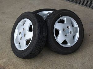 155/65R13　ノーマルタイヤ＆アルミホイール４本セット　中古品