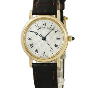 [3 year guarantee ] Breguet Classic 8067BA/52/964 OH settled K18YG purity shell Rome n Breguet needle self-winding watch lady's boys wristwatch 