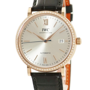 【3年保証】 IWC ポートフィノ オートマティック IW356515 K18RG無垢 純正ダイヤ ローマン バー 自動巻き メンズ 腕時計