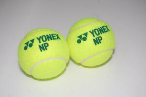 テニスボール/硬式ボール/ヨネックス/2個/ノンプレッシャーボール/イエロー/黄色/650円即決
