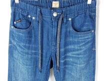 ■YANUK ヤヌーク / 57201100 / Resort Jeans リゾート ジーンズ / 日本製 / メンズ / リネン混 ストレッチ デニム イージーパンツ size S_画像5