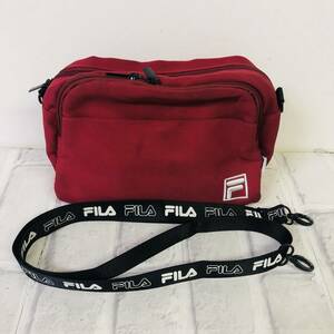 ★【バッグ】FILA フィラ ショルダーバッグ レッド☆N05-259D