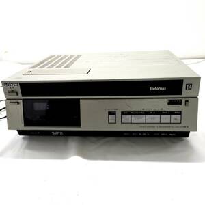 同梱不可★【在庫処分価格】ソニー SONY Betamax SL-J20 ベータマックス 通電のみ確認 昭和レトロ ビデオデッキ 中古品☆05-393D