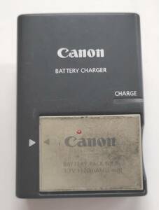 *[ stock disposal price ]Canon battery charger CB-2LX/ battery pack NB-5L compact digital camera for secondhand goods 1 set *C05-334D