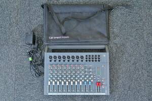 Soundcraft SPIRIT FOLIO 12 2 mixer (529 sound craft / power supply adaptor / bag attaching 