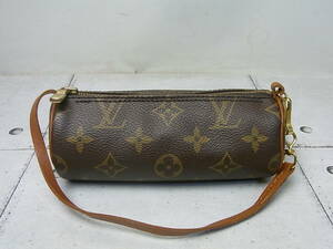 LOUIS VUITTON/ルイ ヴィトン　筒型ポーチ　モノグラム　USED