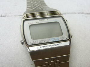 SEIKO/セイコー　ALARM-CHRONOGRAPH　デジタル腕時計　クオーツ　アラーム-クロノグラフ　A259-5060　USED