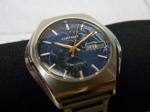 ORIENT/ Orient self-winding watch wristwatch 9 surface cut glass 25 stone USED/ operation middle 