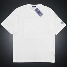 アーノルドパーマー ARNOLD PALMER 新品 メンズ ビッグロゴ エンボス 半袖 Tシャツ　LLサイズ　ホワイト 817_画像2