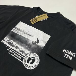 ハンテン HANGTEN 新品 メンズ カジュアル サーフィン　半袖 Tシャツ Mサイズ　SM441NE5 ブラック