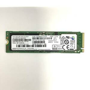 K60502150 SAMSUNG NVMe 512GB SSD 1点 【中古動作品】