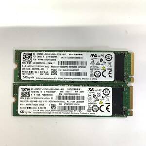 K60502164 SK hynix NVMe 256GB SSD 2点 【中古動作品】