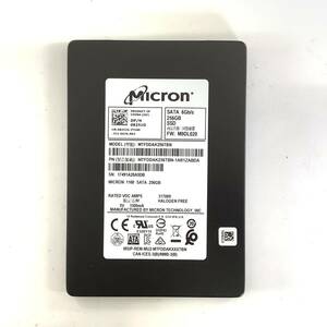 K60509159 Micron SATA 256GB 2.5インチ SSD 1点【中古動作品】