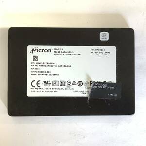 K60509166 Micron SATA 512GB 2.5インチ SSD 1点 【中古動作品】