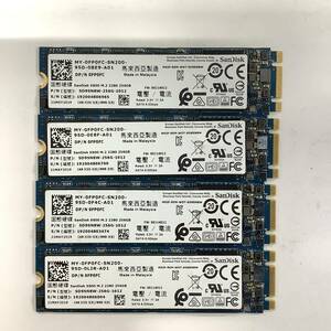 K60513159 SanDisk M.2 256GB SSD 4 point [ used operation goods ]