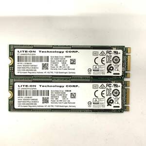 K60513170 LITEON SATA M.2 128GB SSD 2点【中古動作品】