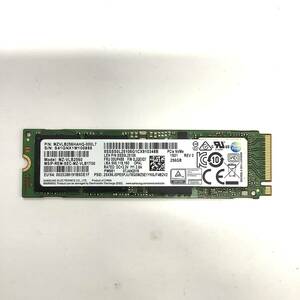 K60514152 SAMSUNG NVMe 256GB SSD 1点【中古動作品】