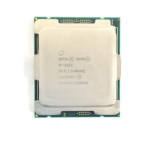 K6051675 INTEL XEON W-2123 SR3LJ 3.60GHz CPU 1点【中古動作品、複数出品】