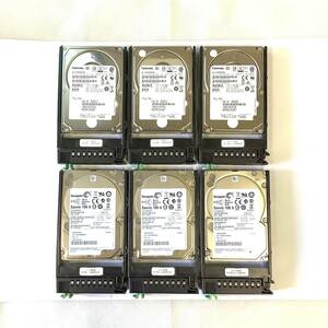 K6052061 TOSHIBA/Seagate 600GB SAS 10K 2.5 -inch HDD 6 point [ used operation goods ]