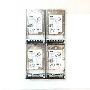 K6052170 DELL 1.2TB SAS 10K 2.5インチ HDD 4点【中古動作品】