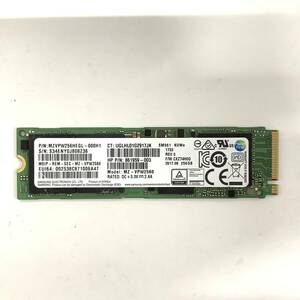 K60527150 SAMSUNG NVMe 256GB SSD 1点【中古動作品】