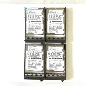 K6053064 HGST 300GB SAS 15K 2.5インチ HDD 4点【中古動作品】