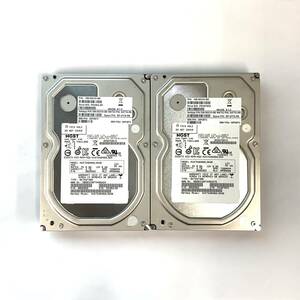 K6053068 HGST 4TB SAS 7.2K 3.5インチ HDD 2点【中古動作品】