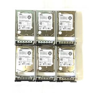 K6053165 DELL 600GB SAS 15K 2.5インチ HDD 6点【中古動作品】