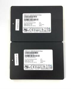 K6052035 SAMSUNG SATA 128GB 2.5インチ SSD 2点【中古動作品】