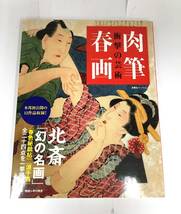 6842【中古品】江戸春画絵巻　浮世絵と春画から華麗な江戸の性愛文化を紐解く　肉筆春画　衝撃の芸術　葛飾北斎　2冊　芸術本　_画像5