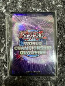 遊戯王　限定公式　WORLD CHAMPIONSHIP QUALIFIER　　WCQ2014スリーブ　紫　35枚