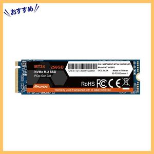 【人気商品】MMOMENT MT34 256GB NVMe M.2 2280 内蔵SSD PCIe Gen3x4