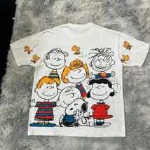 PEANUTS 『L』 80s 90s アメリカ製 ヴィンテージTシャツ 綿100% スヌーピー TEE 半袖 スヌーピー ピーナッツの仲間たち_画像2