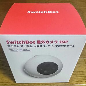 【最新300MP】SwitchBot 屋外カメラ 300万画素 防犯カメラ 電源不要【未開封新品】
