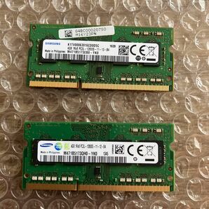 SAMSUNG(サムスン) ノートパソコン用　DDR3 メモリー 4GB×2枚 