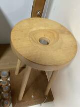 木製 組紐 くみひも 道具まとめて！ 角台 丸台 おもり2個 組玉（大8個 小23個） 伝統工芸 組立式_画像4